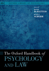 Cover image: The Oxford Handbook of Psychology and Law 9780197649138