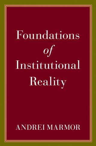 Cover image: Foundations of Institutional Reality 9780197657348