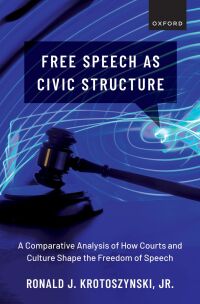 Cover image: Free Speech as Civic Structure 1st edition 9780197662199