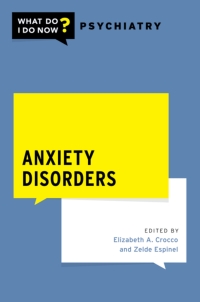 Imagen de portada: Anxiety Disorders 1st edition 9780197667859