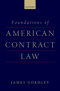 Imagen de portada: Foundations of American Contract Law 1st edition 9780197686089