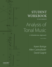 Cover image: Student Workbook to Accompany Analysis of Tonal Music 4th edition 9780190846688