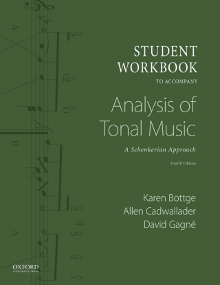 Cover image: Student Workbook to Accompany Analysis of Tonal Music 4th edition 9780190846688