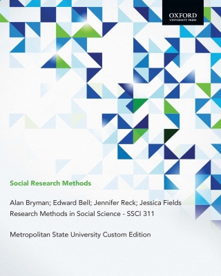 Cover image: Social Research Methods SSCI 331: Metropolitan State University Custom Edition 9780197686270