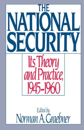 Imagen de portada: The National Security 1st edition 9780195039870