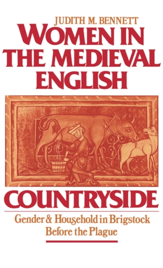 Imagen de portada: Women in the Medieval English Countryside 9780195045611