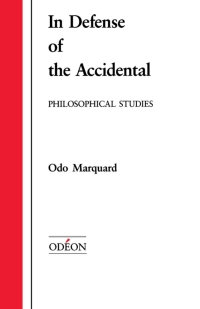 Cover image: In Defense of the Accidental (Apologie des Zuf?lligen) 9780195056327