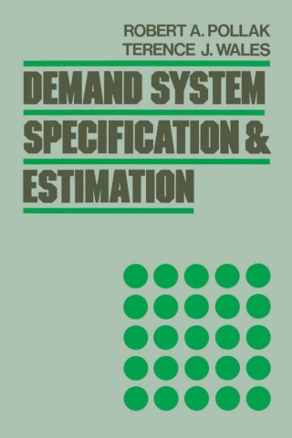 Imagen de portada: Demand System Specification and Estimation 9780195101218