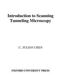 صورة الغلاف: Introduction to Scanning Tunneling Microscopy 1st edition 9780195071504