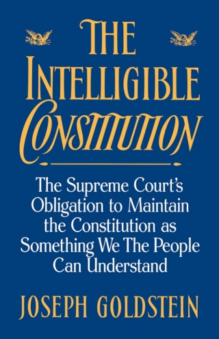 صورة الغلاف: The Intelligible Constitution 9780195093759