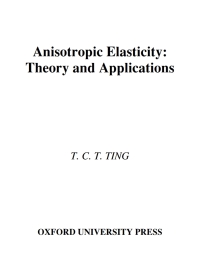 Cover image: Anisotropic Elasticity 9780195074475