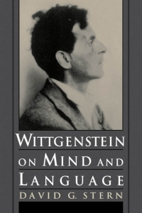 Cover image: Wittgenstein on Mind and Language 9780195080001