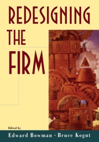 Cover image: Redesigning the Firm 1st edition 9780195087109