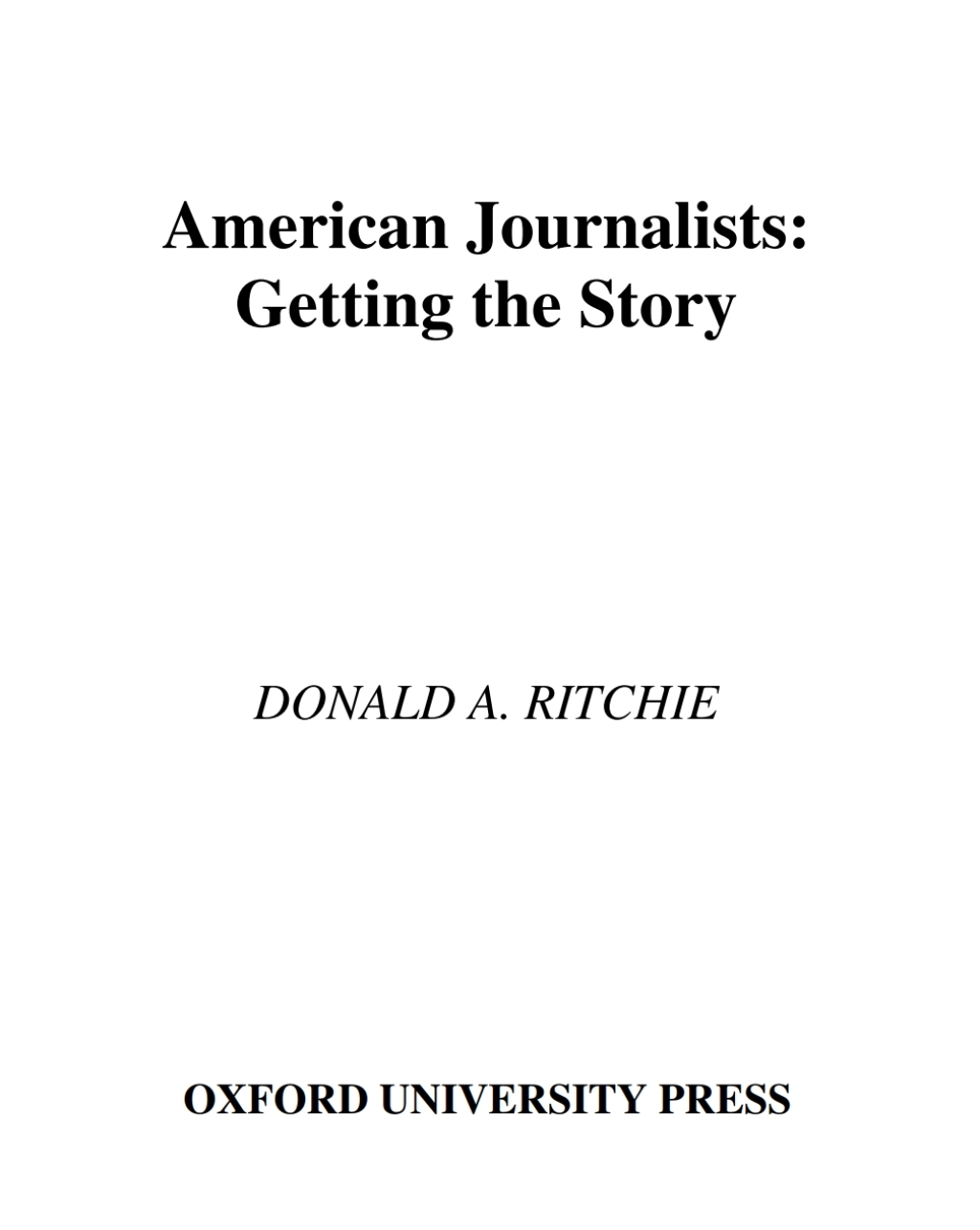 American Journalists