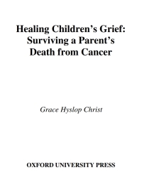 Imagen de portada: Healing Children's Grief 9780195105919