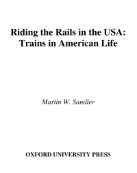 Cover image: Riding the Rails in the USA 9780195132281