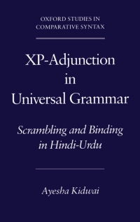 Cover image: Xp-Adjunction in Universal Grammar 9780195132526