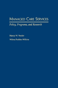 Cover image: Managed Care Services 9780195134292