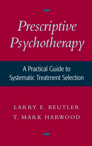 صورة الغلاف: Prescriptive Psychotherapy 9780195136692