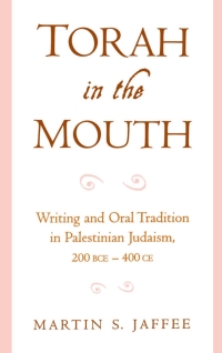 Titelbild: Torah in the Mouth 9780195140675