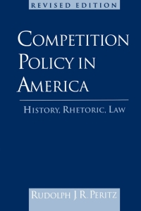 Cover image: Competition Policy in America 9780195144093