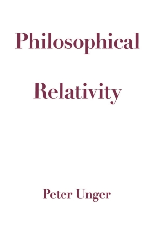Immagine di copertina: Philosophical Relativity 9780195155532