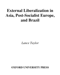 Cover image: External Liberalization in Asia, Post-Socialist Europe, and Brazil 1st edition 9780195189322