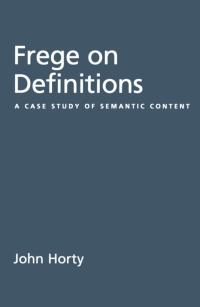 Cover image: Frege on Definitions 9780195314410