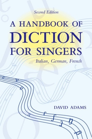 Cover image: A Handbook of Diction for Singers 2nd edition 9780195325591