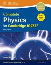 Cover image: Complete Physics for Cambridge IGCSE® 3rd edition 9780198399179