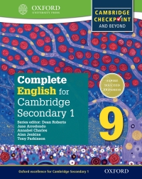 Imagen de portada: Complete English for Cambridge Lower Secondary 1: Stage 9 1st edition 9780198364672