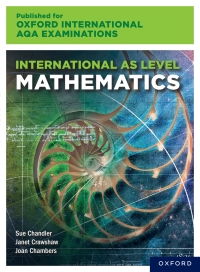 Imagen de portada: Oxford International AQA Examinations: International AS Level Mathematics 1st edition 9780198375968