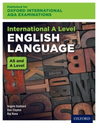 Imagen de portada: Oxford International AQA Examinations: International A Level English Language 9780198375944