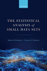 Cover image: The Statistical Analysis of Small Data Sets 1st edition 9780198872979