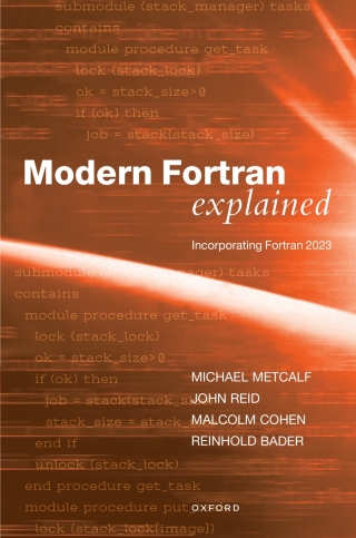 صورة الغلاف: Modern Fortran Explained 6th edition 9780198876571