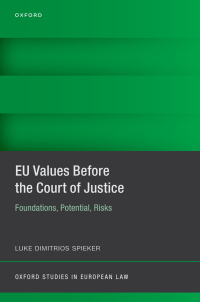 Imagen de portada: EU Values Before the Court of Justice 9780198876724