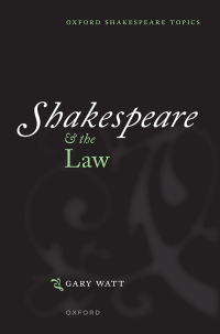 Titelbild: Shakespeare and the Law 1st edition 9780198877066