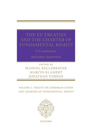 Imagen de portada: The EU Treaties and Charter of Fundamental Rights: A Commentary 2nd edition 9780198877189