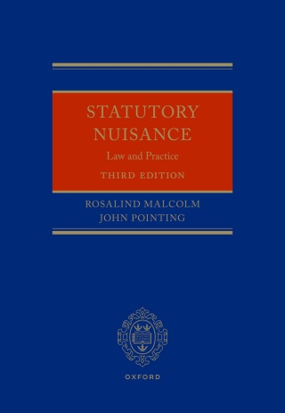 Imagen de portada: Statutory Nuisance 3rd edition 9780198878322
