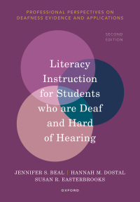 Cover image: Literacy Instruction for Students Who are Deaf and Hard of Hearing 2nd edition 9780198879114