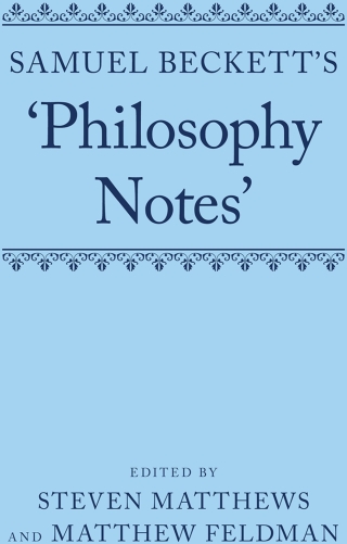 Imagen de portada: Samuel Beckett's 'Philosophy Notes' 9780198734864
