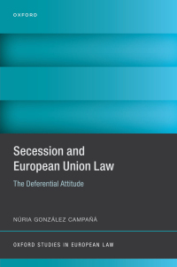 Cover image: Secession and European Union Law 1st edition 9780198882602