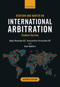 Cover image: Redfern and Hunter on International Arbitration 1st edition 9780192869913