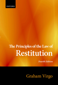 Cover image: The Principles of the Law of Restitution 4th edition 9780198885320