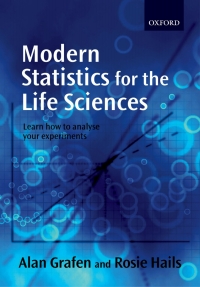 Cover image: Modern Statistics for the Life Sciences 9780199252312