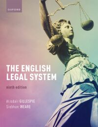 Omslagafbeelding: The English Legal System 9th edition 9780198889632