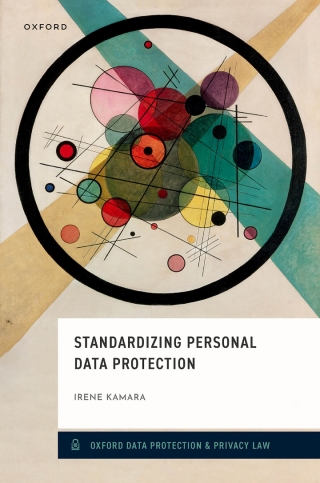 Cover image: Standardizing Personal Data Protection 1st edition 9780198893288