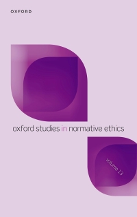 Imagen de portada: Oxford Studies in Normative Ethics Volume 13 9780198895909