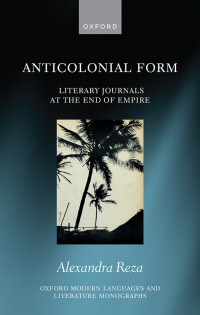 Cover image: Anticolonial Form 9780198896319