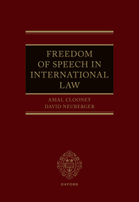 Omslagafbeelding: Freedom of Speech in International Law 9780198899372